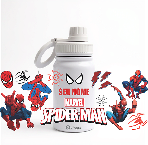 Garrafa Térmica Custom Baby 350ml - Homem Aranha