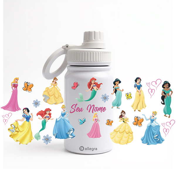 Garrafa Térmica Custom Baby 350ml - Princesas