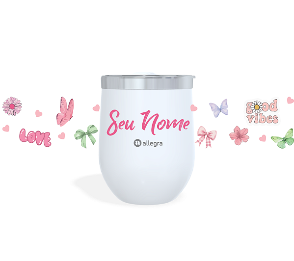 Cuia Térmico Custom Little 360ml - Laços