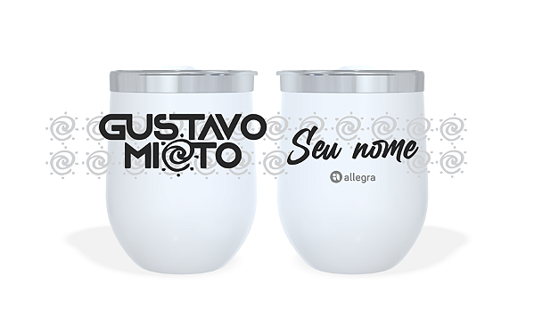 Cuia Térmico Custom Little 360ml - Gustavo Mioto - Só para fãs