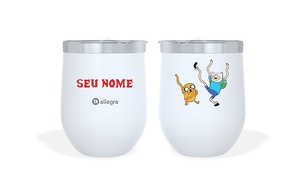 Cuia Térmico Custom Little 360ml - Hora de aventura