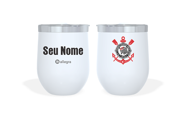 Cuia Térmico Custom Little 360ml - Time Corinthians