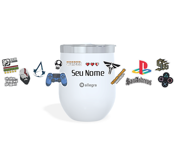 Cuia Térmico Custom Little 360ml - Games