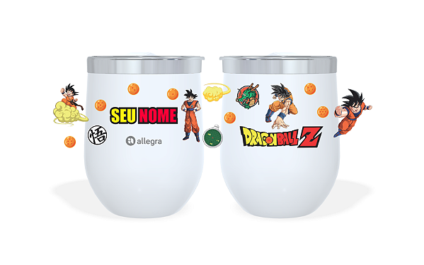 Cuia Térmico Custom Little 360ml - Dragon ball