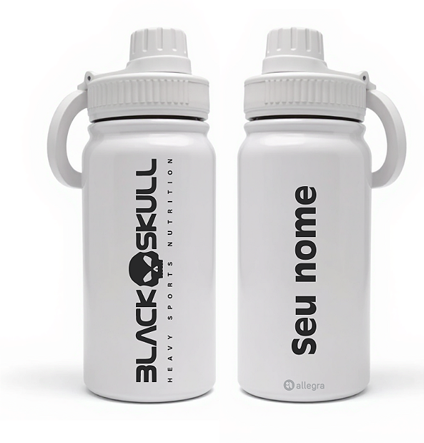 Garrafa Térmica Custom Life 600ml - Black Skull