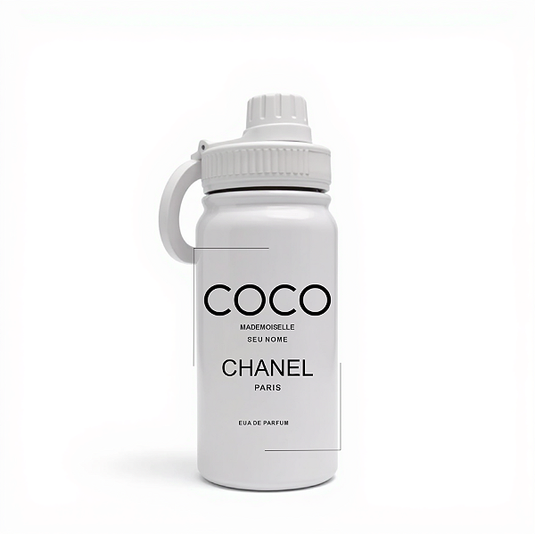 Garrafa Térmica Custom Life 600ml - Coco Chanel Paris Luxo