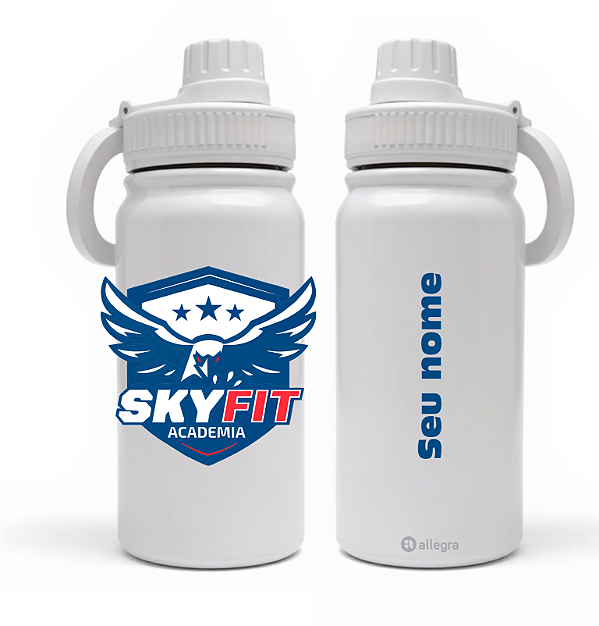 Garrafa Térmica Custom Life 600ml - Skayfit Academia