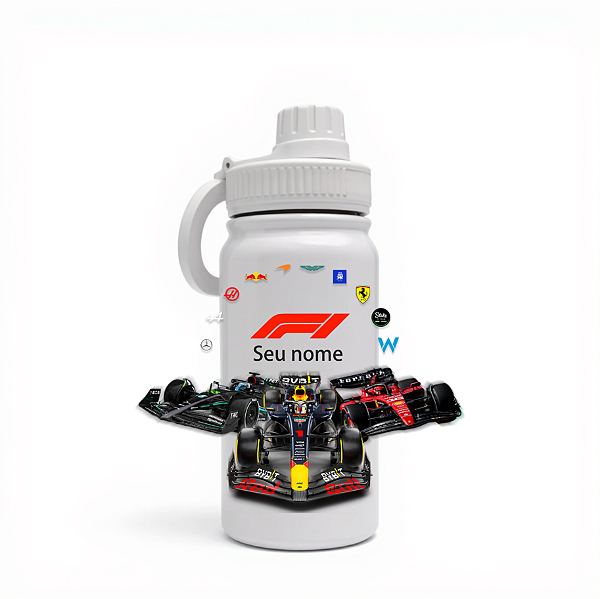 Garrafa Térmica Custom Life 600ml - F1 Carros