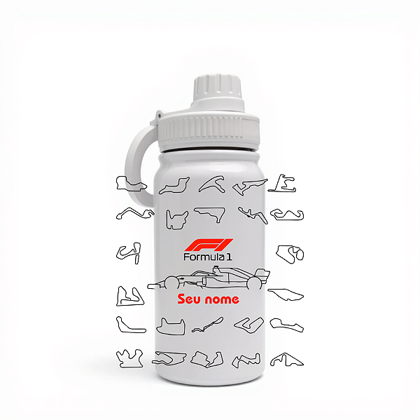 Garrafa Térmica Custom Life 600ml - Circuitos de F1
