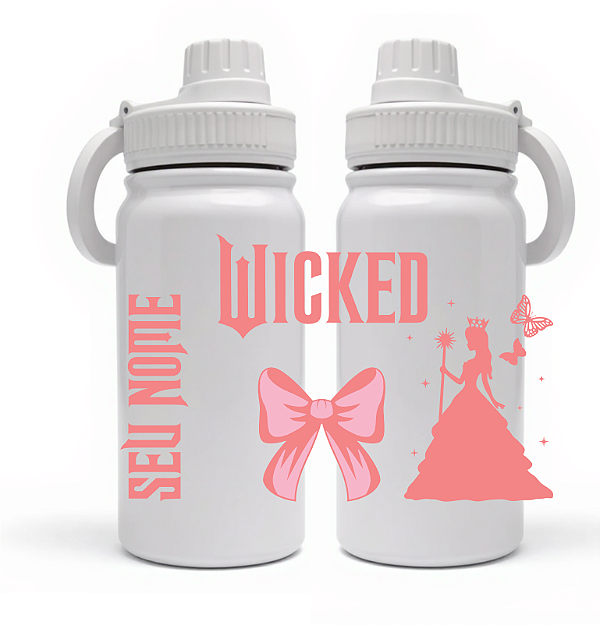 Garrafa Térmica Custom Life 600ml - Wicked Rosa