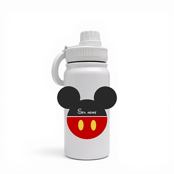 Garrafa Térmica Custom Life 600ml - Mickey Minimalist Buttons