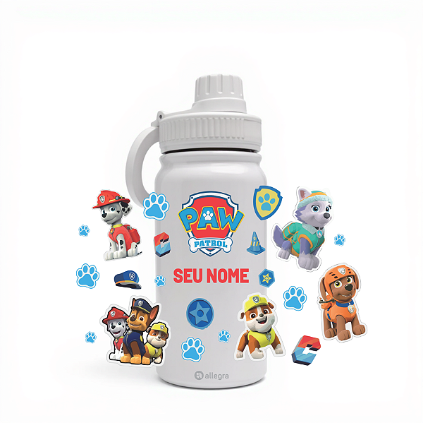 Garrafa Térmica Custom Life 600ml - Patrulha Canina