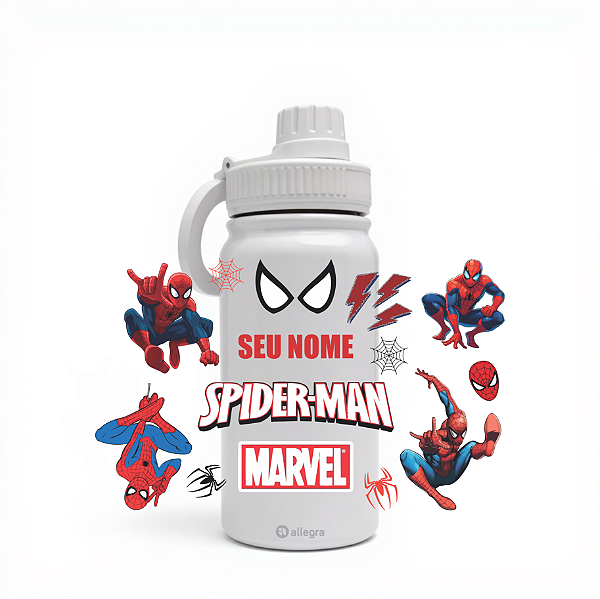 Garrafa Térmica Custom Life 600ml - Homem Aranha