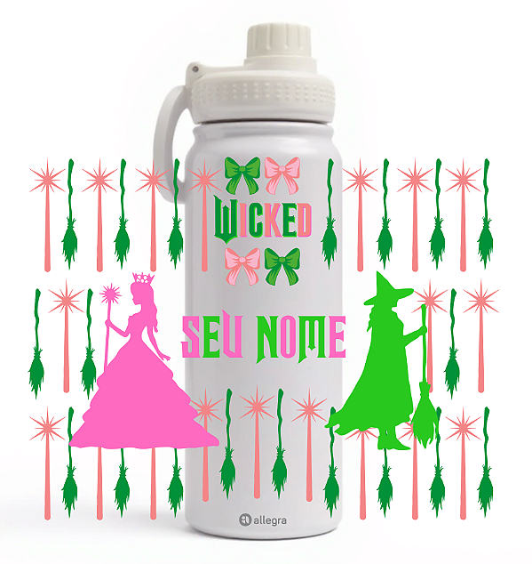 Garrafa Térmica Custom Ice 800ml - Wicked Varinhas