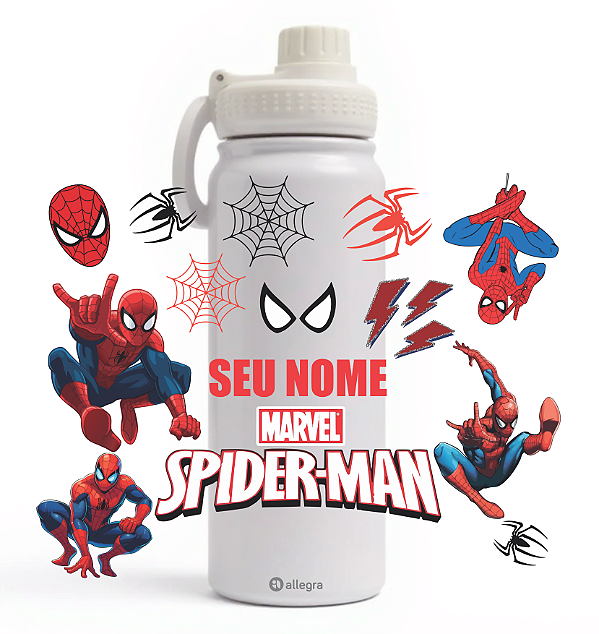 Garrafa Térmica Custom Ice 800ml - Homem Aranha