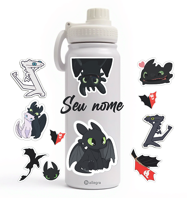 Garrafa Térmica Custom Ice 800ml - Banguela & Fúria da Luz