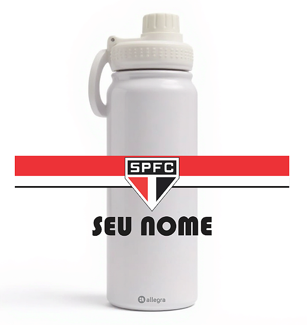 Garrafa Térmica Custom Ice 800ml - São Paulo FC (Tricolor Paulista)