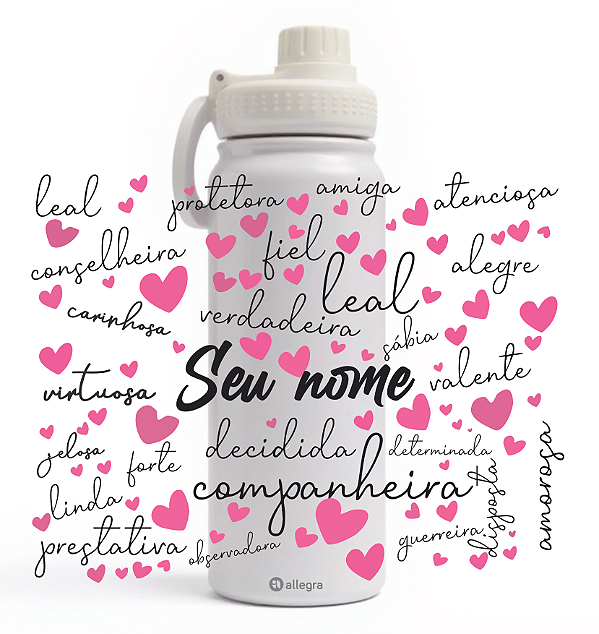 Garrafa Térmica Custom Ice 800ml - Essência Feminina