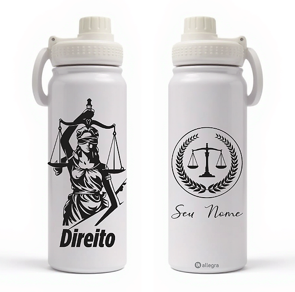 Garrafa Térmica Custom Ice 800ml - Profissão Direito Exclusive