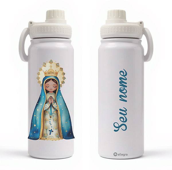 Garrafa Térmica Custom Ice 800ml - Fé e Devoção