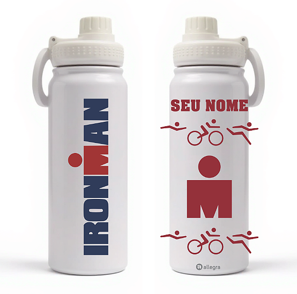 Garrafa Térmica Custom Ice 800ml - Ironman Triatlo