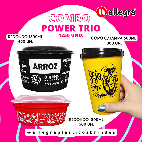 COMBO ALLEGRA POWER TRIO RD1500 + RED800 + CP500TP