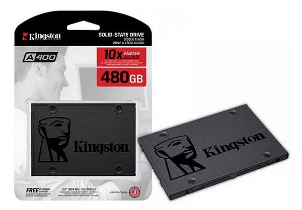 Ssd Kingston A400 480Gb Sata Sa400S37/480G Notebook Original