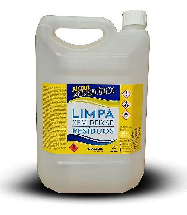 Alcool Isopropilico 99,8% 5 Litros Revestsul
