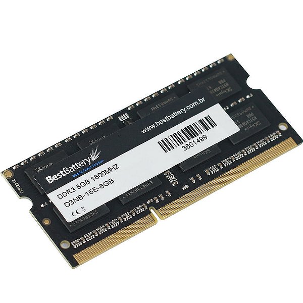 Memoria Ddr3 Notebook 8Gb 1600 Best Battery