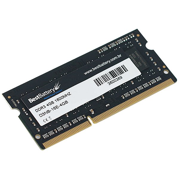 Memoria Ddr3 Notebook 4Gb 1600 Best Battery