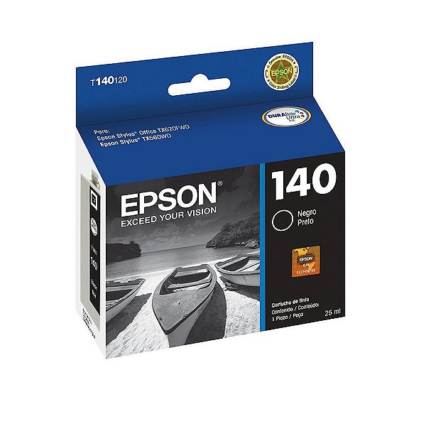 CARTUCHO DE TINTA T140120-BR PRETO 25 ml EPSON
