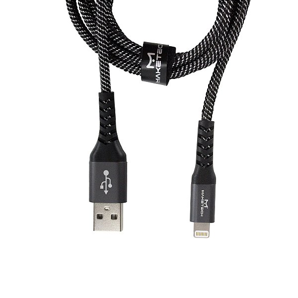 Cabo de celular Ca-407Mfi Homologado Grafite Maketech Light
