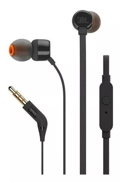 Fone de Ouvido Intra-auricular Jbl T110blk Preto