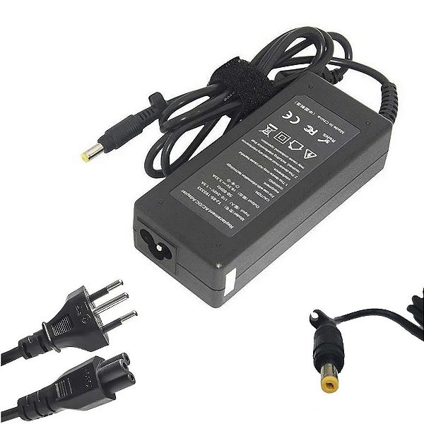 Fonte Para Notebook Hp Vaio 65W 18.5V 3.5A 4,8*1,7mm Knup