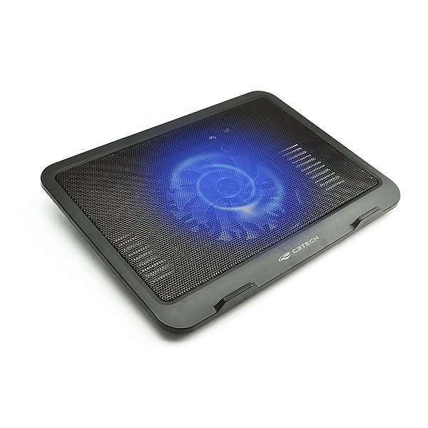 BASE P/NOTEBOOK ATE 14" COOLER FAN LED USB NBC-11BK C3 TECH