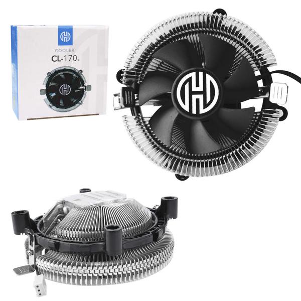 Cooler Para Processador Universal Preto Hoopson Intel E Amd