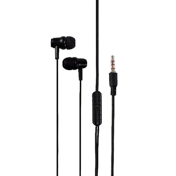 Fone De Ouvido Com Fio Epp-047 P Preto Maketech