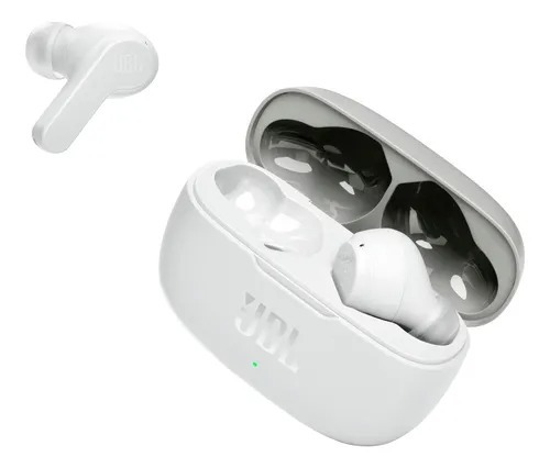 Fone de Ouvido JBL Wave Bluetooth 200TWS Branco- JBLW200TWSWHT