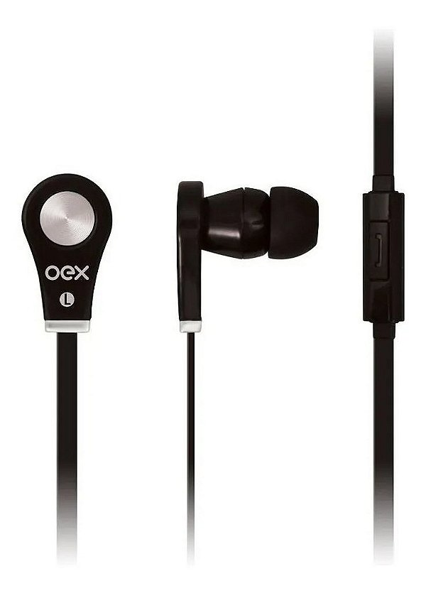 Fone De Ouvido Intra Auricular Oex Fn402 Tune Preto