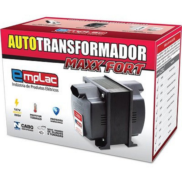 Autotransformador 1500Va Bivolt Tomada 10A 2P+T F30058 Emplac