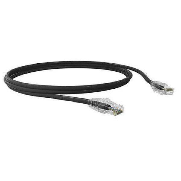 Patch Cord U/UTP CAT.5E SohoPlus CMX - 1.5m - Preto Certificado