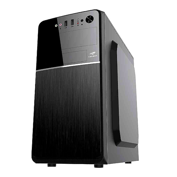 GABINETE C3TECH COM FONTE 200W PRETO MT24V2BK