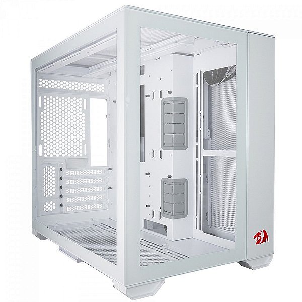 Gabinete Redragon Lian Li 011-D Lunar White Edição Limitada