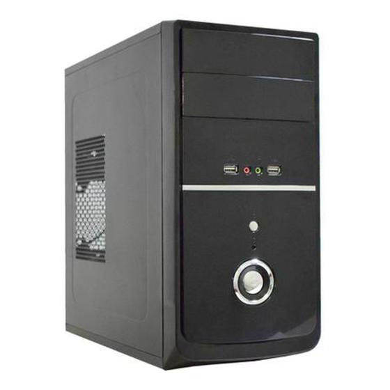Gabinete 1 Baia Micro Atx 200W Black Piano Cm-3B22 K-Mex