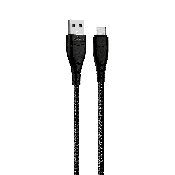 Cabo Usb Para Usb C Android Ca-151c 1,5m Preto Nylon Maketech