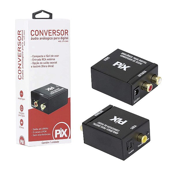 Conversor De Audio Analógico Para Digital Saída Digital