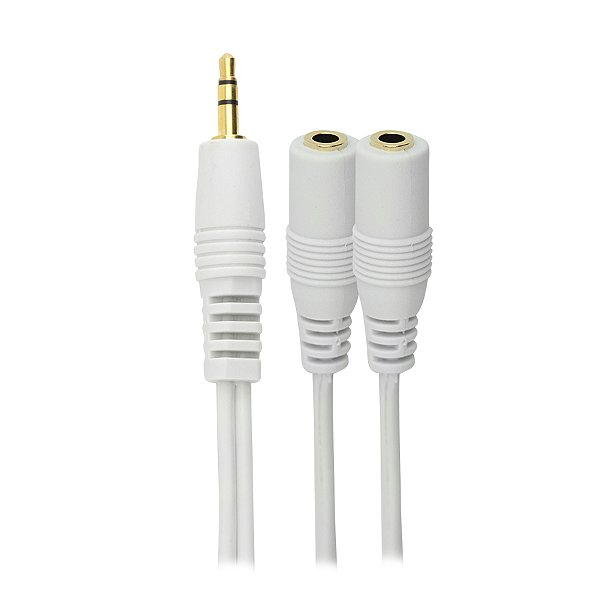 Cabo P2 Y P2 Estereo 2 J2 Estereo 2 Fones Mesma Saida