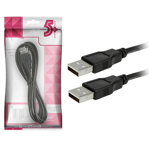 Cabo De Dados Usb 2.0 Usb Macho A Usb A Macho 2.0 1,80m