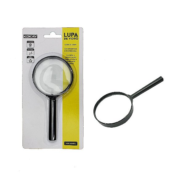 Lupa De Aumento De Vidro 60mm Para Eletronica Solda Relogio