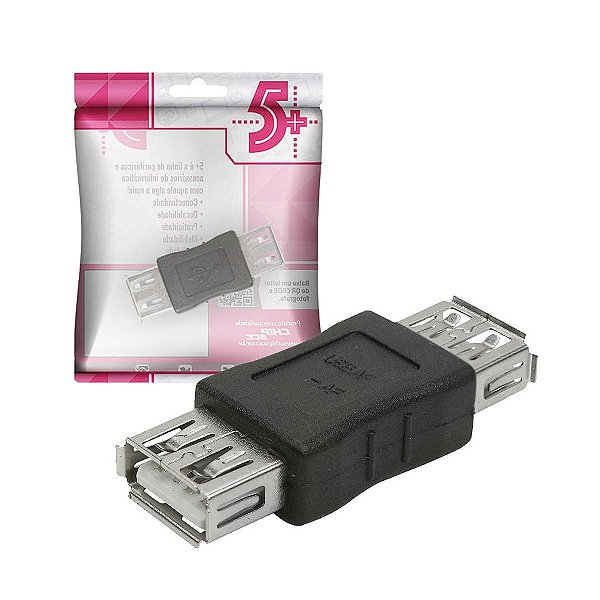 Junção Adaptador Emenda Usb 2.0 A Femea Para A Femea 2.0